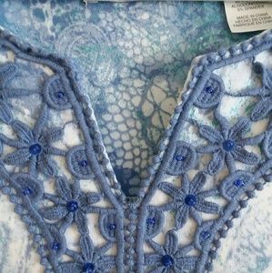 NWT Alfred Dunner Cotton/Spandex Top XL